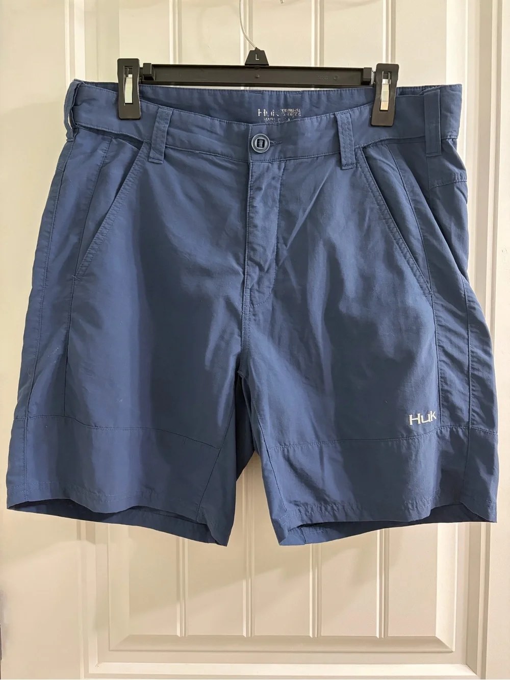 Huk Rogue Performance Mens Fishing Shorts Sz.L/Blue/Outdoor/Active